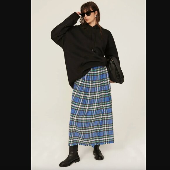 R13 Kilt Skirt Plaid Wool - Picture 1 of 7
